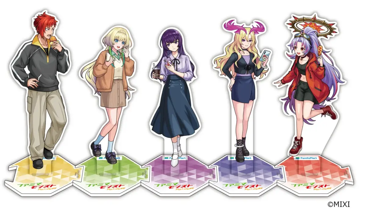 限定描き下ろしアクリルスタンド5体セット