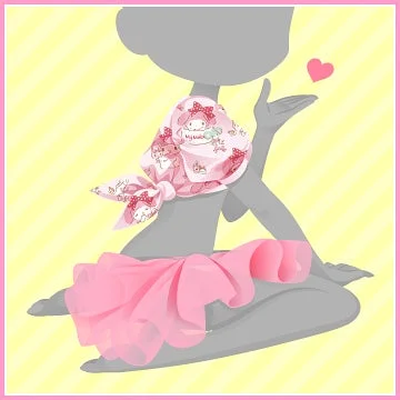 マイメロディ柄の衣装を着たアバター