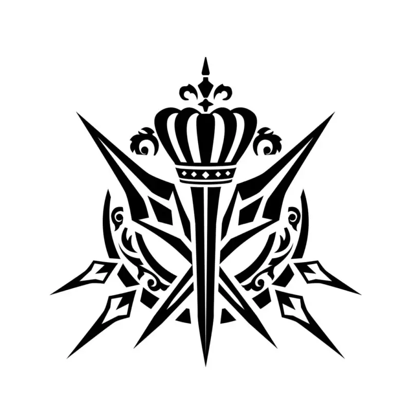 王冠と剣紋章