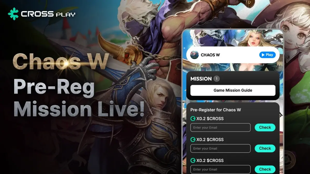 CROSS Play Missionの告知画像