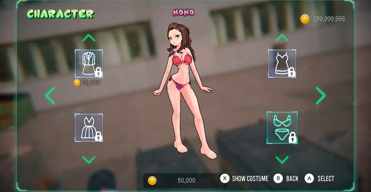 モモのコスチューム