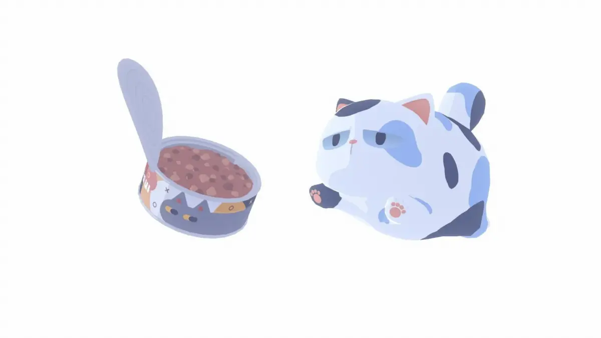 不機嫌そうな猫のイラスト