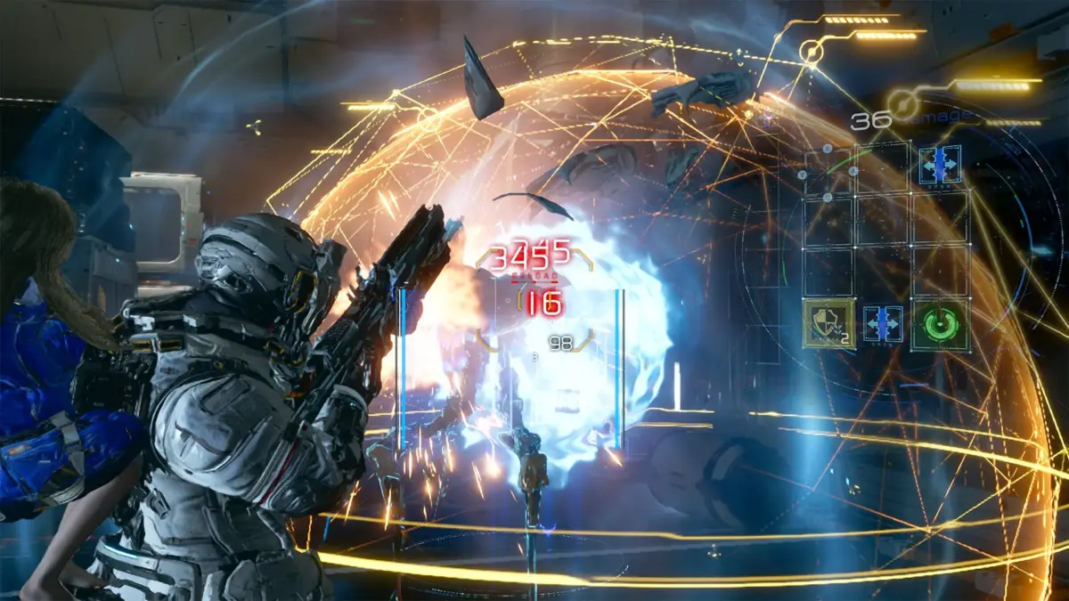 ヒューのアクション