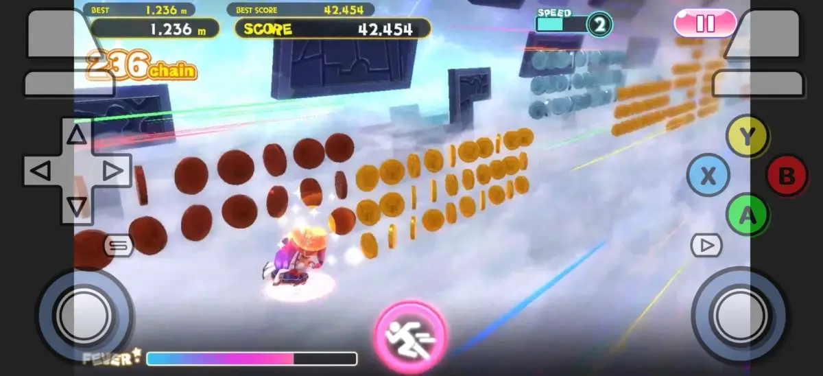 シスターズランナーのゲーム画面