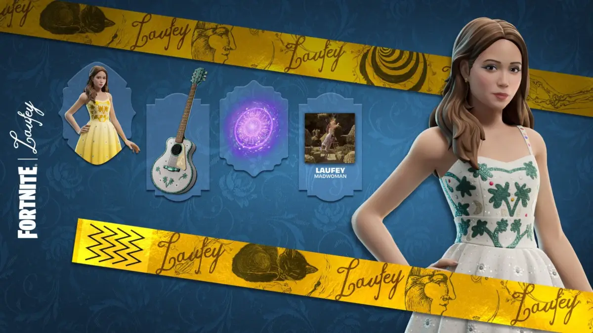Laufeyのスキンとギター、アルバムアート