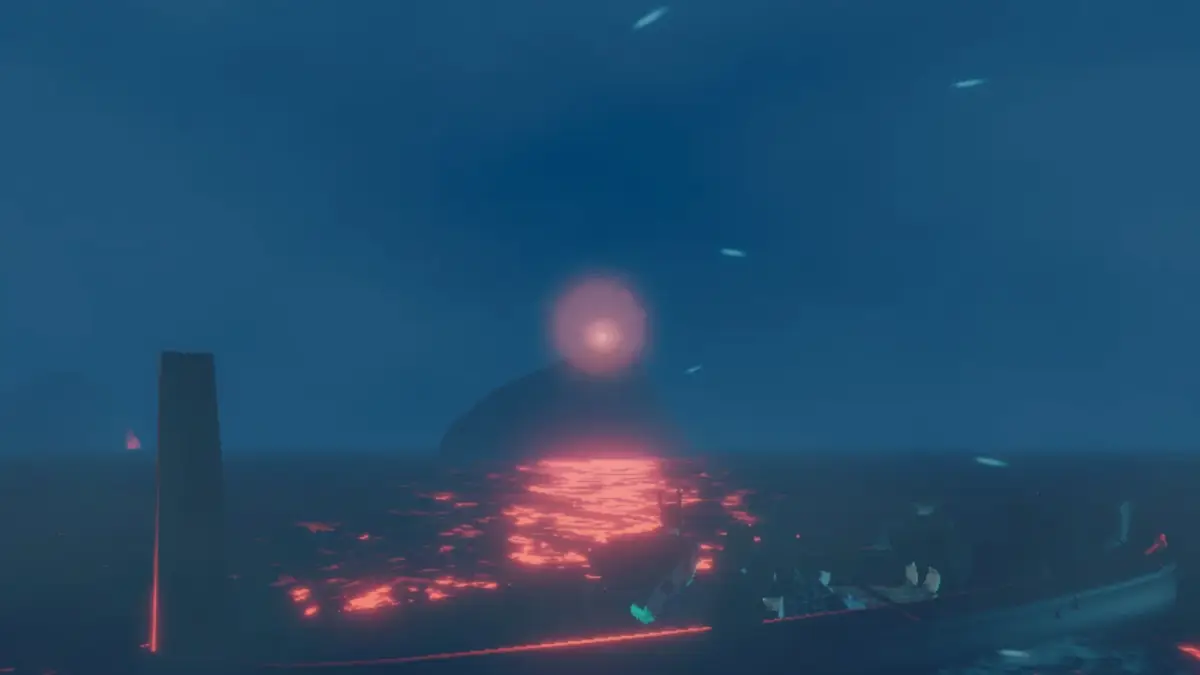 海、夜、船、モノリス