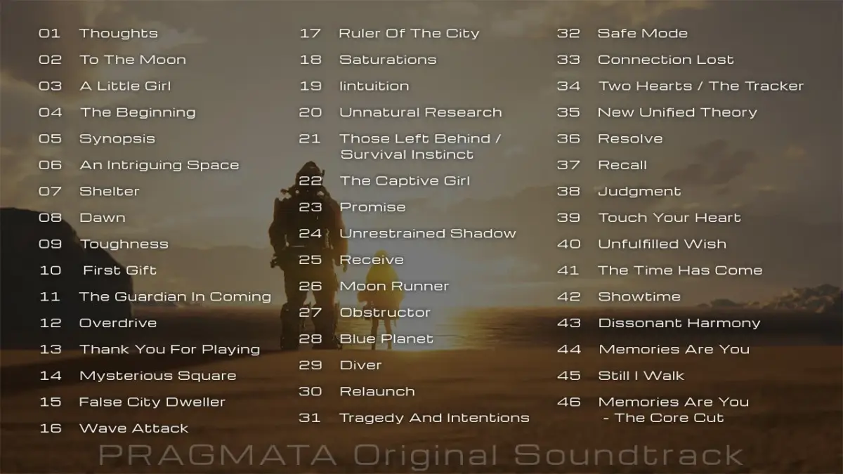 サウンドトラックリスト