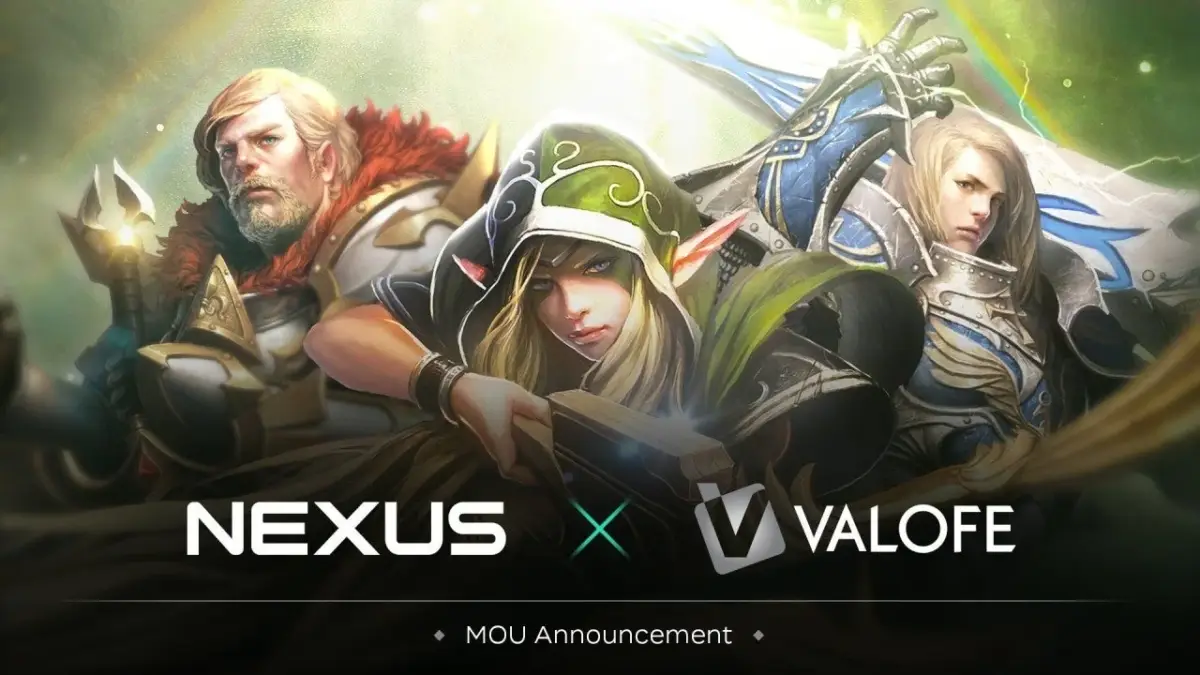 NEXUSとVALOFEのMOU締結発表画像