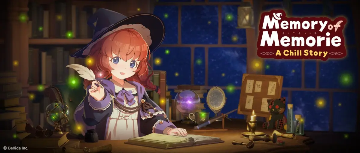 魔法使いの少女メモリィが寄り添う作業アドベンチャー『Memory of Memorie : A Chill Story』