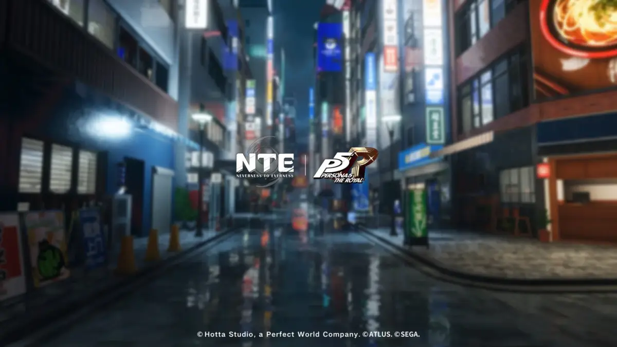 NTE: Neverness to Evernessとペルソナ5 ザ・ロイヤルのコラボ告知画像