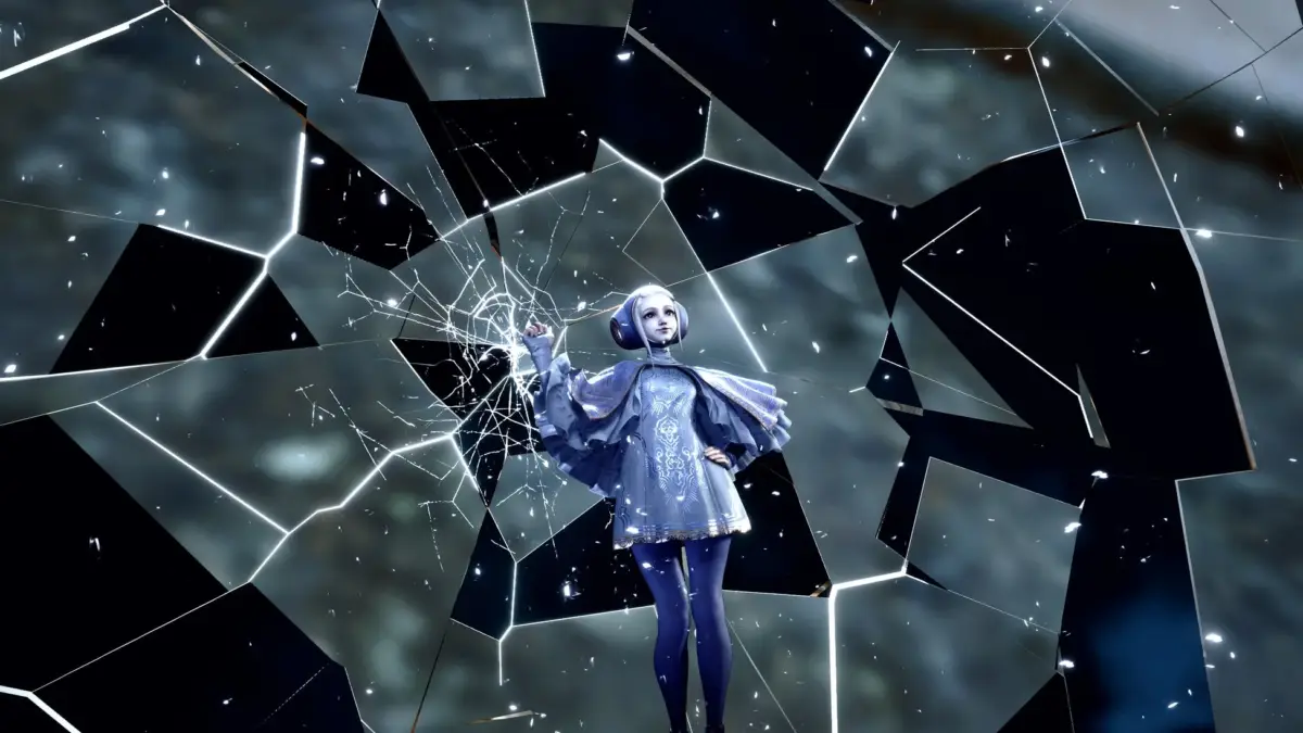 イングリッドと割れたガラス