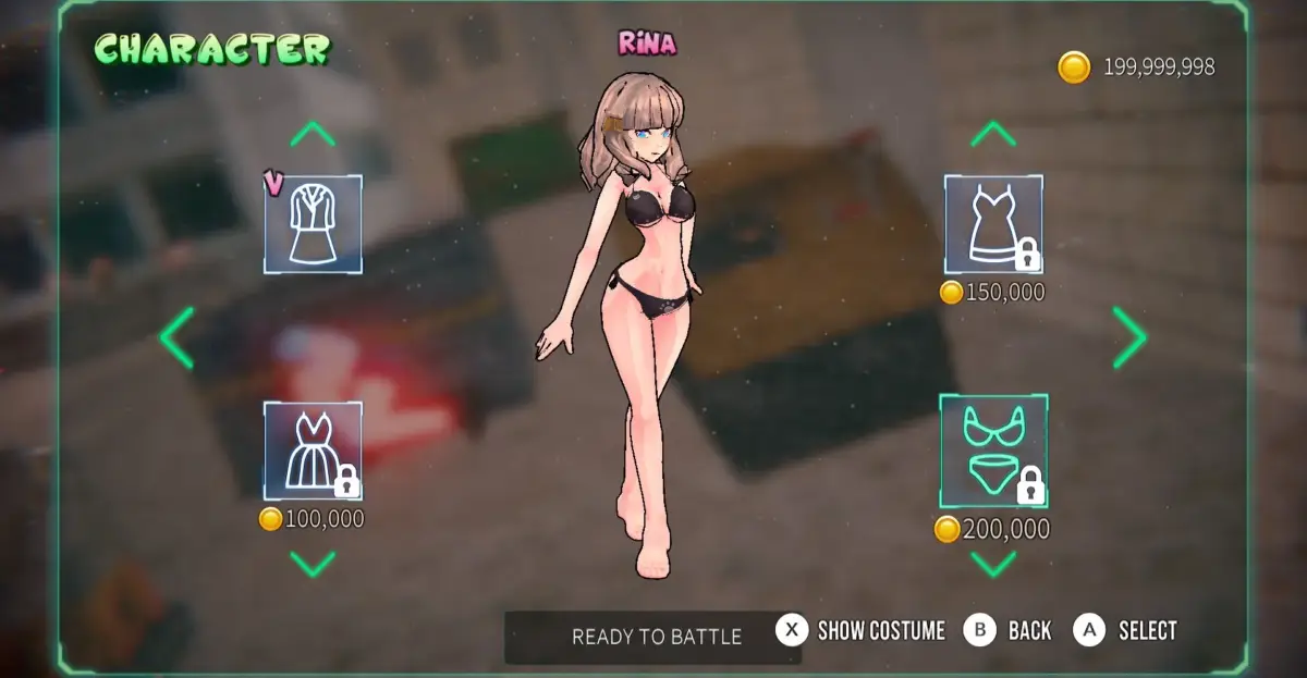 リナのコスチューム