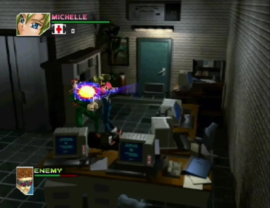 原作『ハードエッジ』ゲーム画面