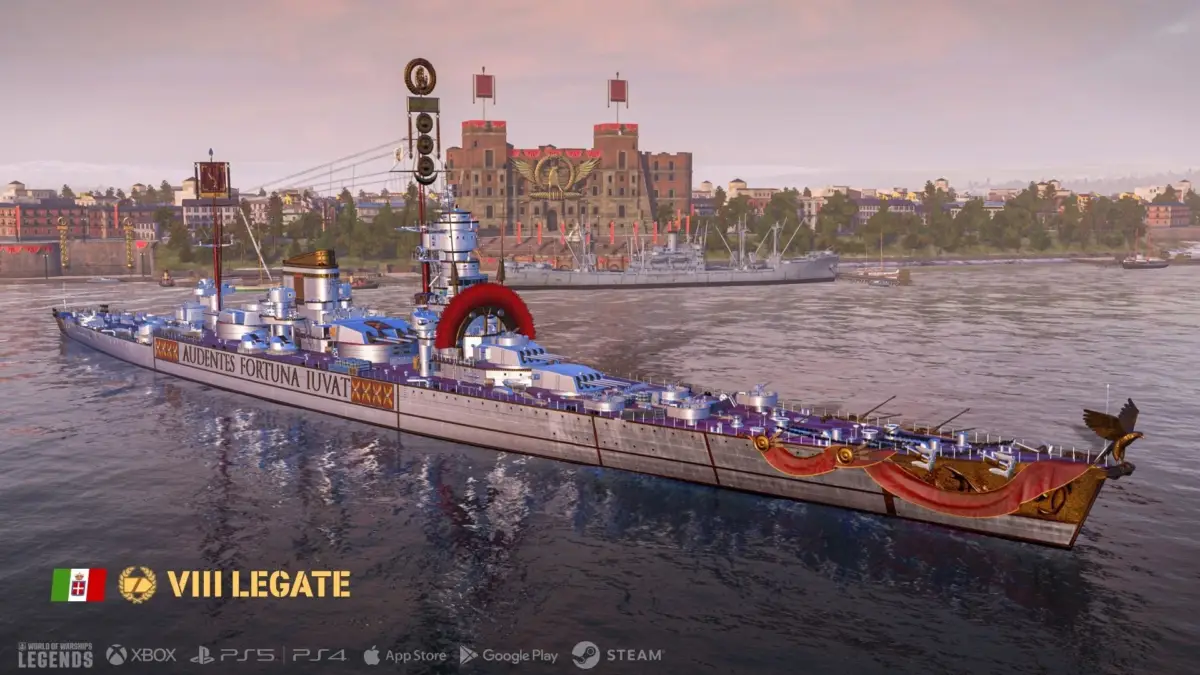 イタリア Tier VIII プレミアム巡洋艦「Legate」