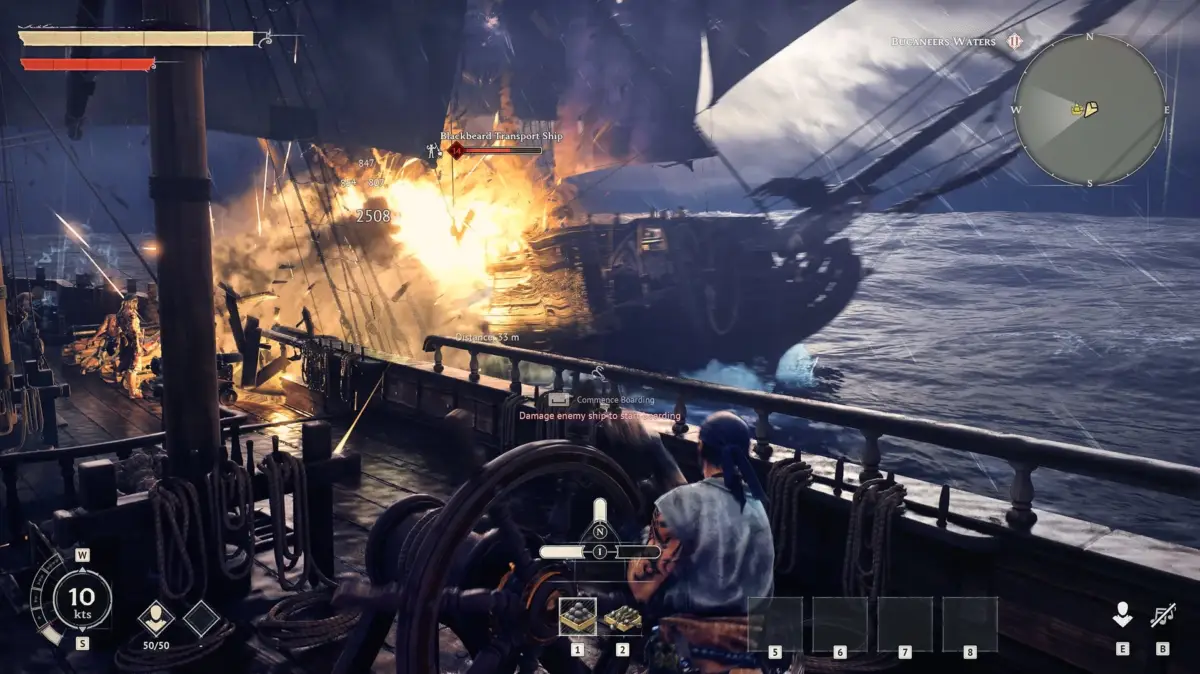 海賊ゲーム,海戦,アクションゲーム,船,爆発,嵐,洋上,戦闘,冒険