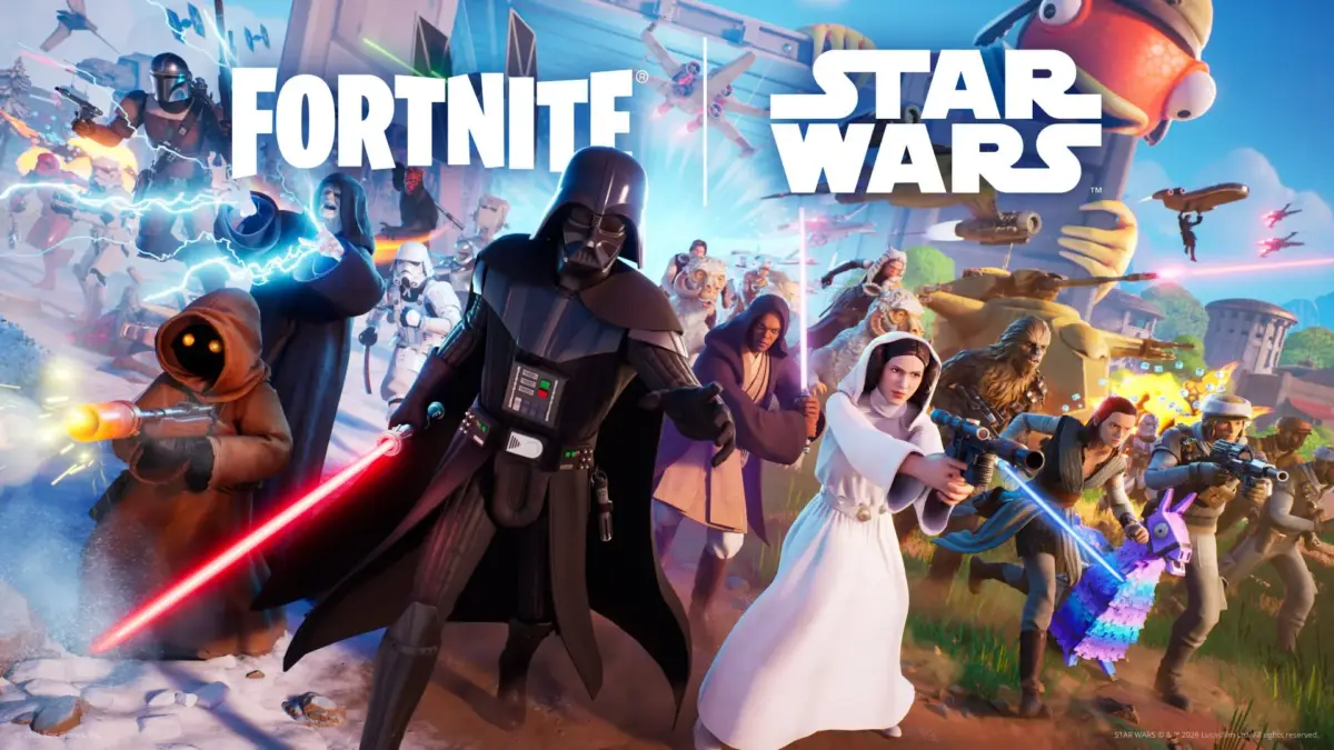 フォートナイトとスター・ウォーズのコラボレーションアート