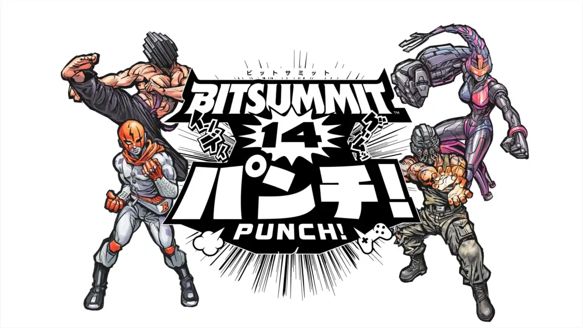 ビデオゲームイベント「BITSUMMIT 14 PUNCH!」のロゴイラスト