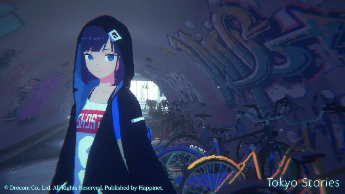 地下通路の少女