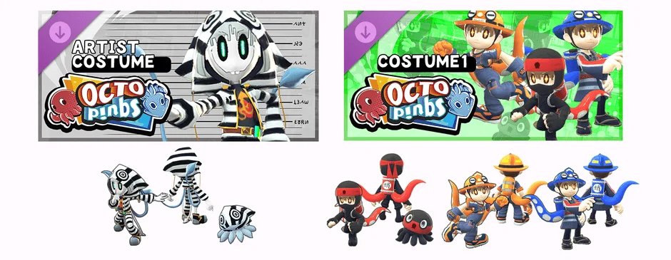 OCTOPinbsのキャラクターコスチューム