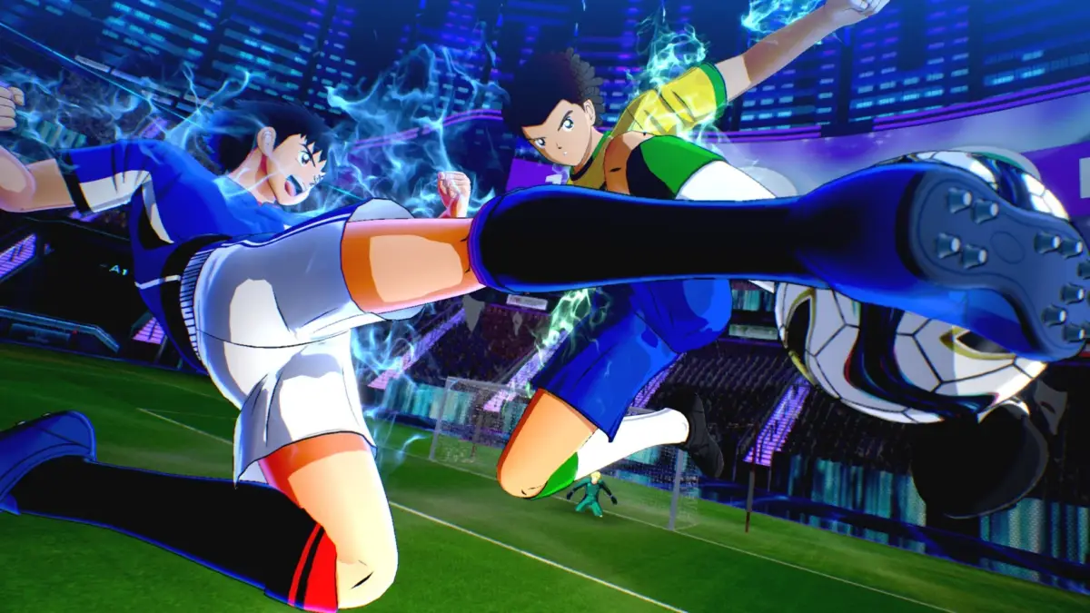 サッカー,アニメ,ゲーム,キャプテン翼,シュート,必殺技,スポーツ,試合,スタジアム,激しい