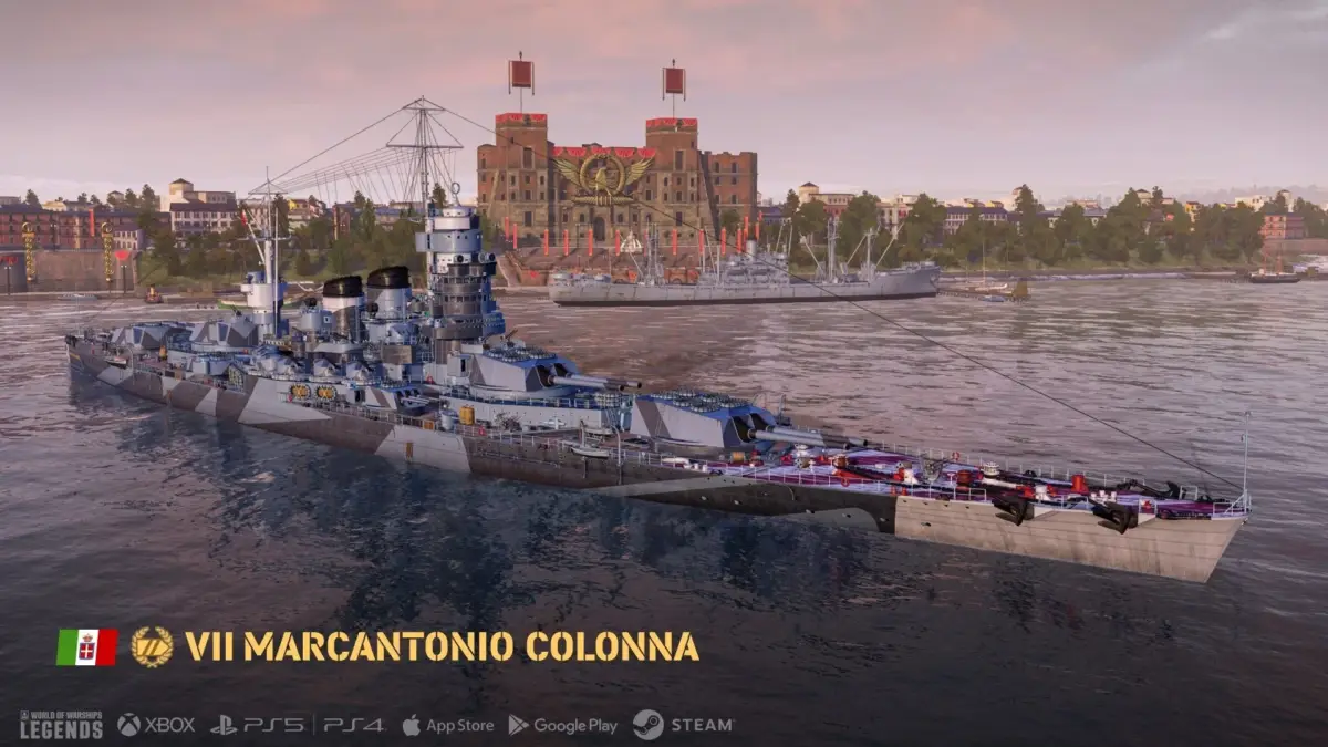 イタリア Tier VII プレミアム戦艦「Marcantonio Colonna」