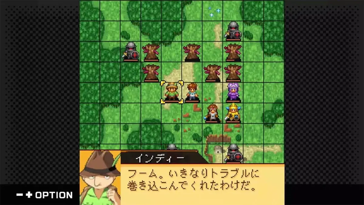 戦略RPGゲーム画面