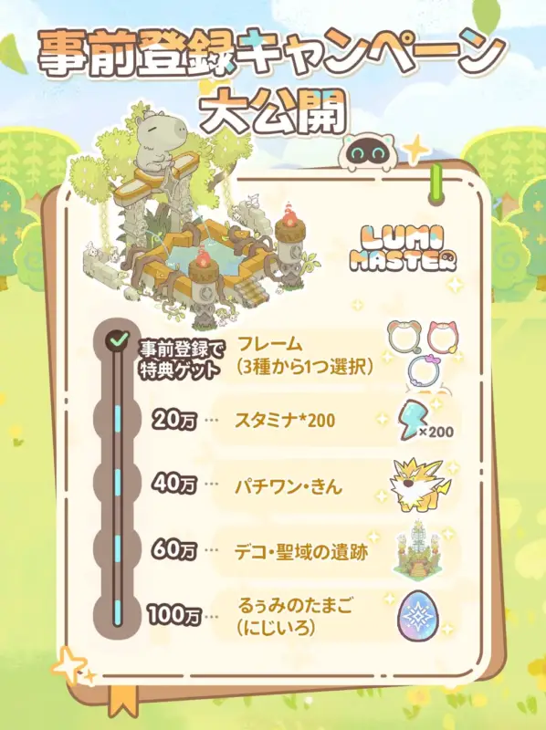事前登録キャンペーン