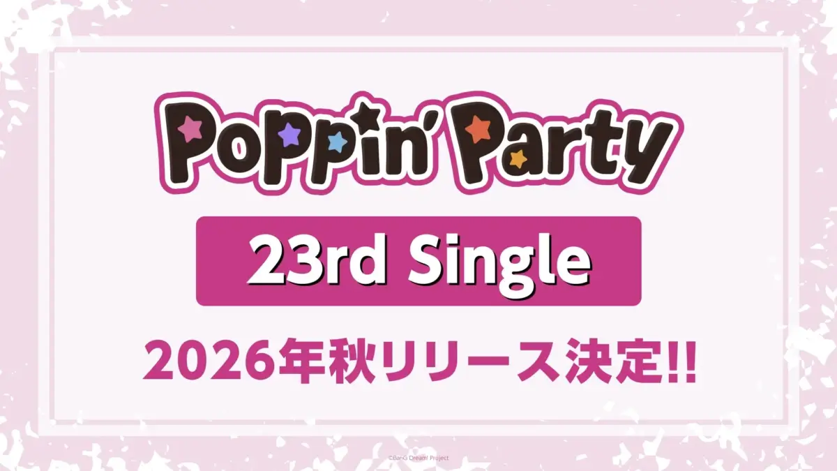 Poppin'Party 23rd Single リリース決定