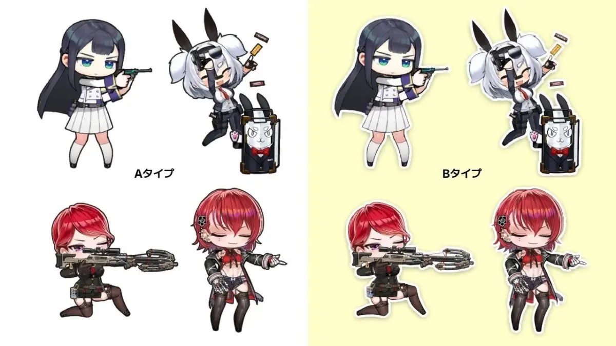 ちびキャラステッカー
