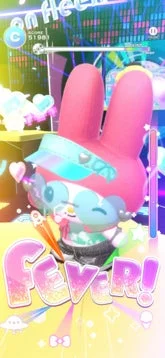 マイメロディのゲームプレイ画面