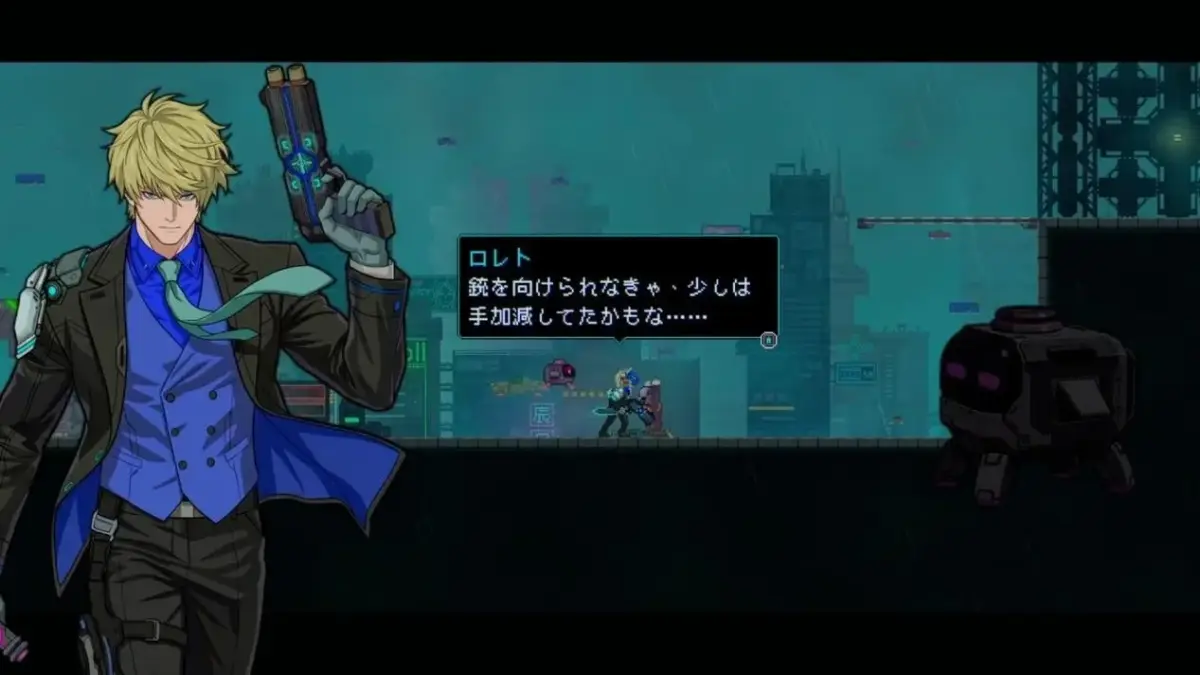 キャラクターのセリフシーン
