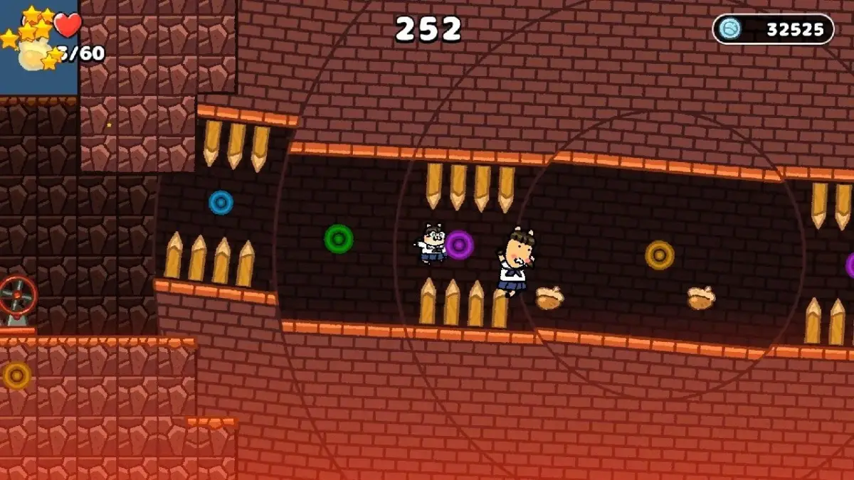 キャラクターのアクション紹介