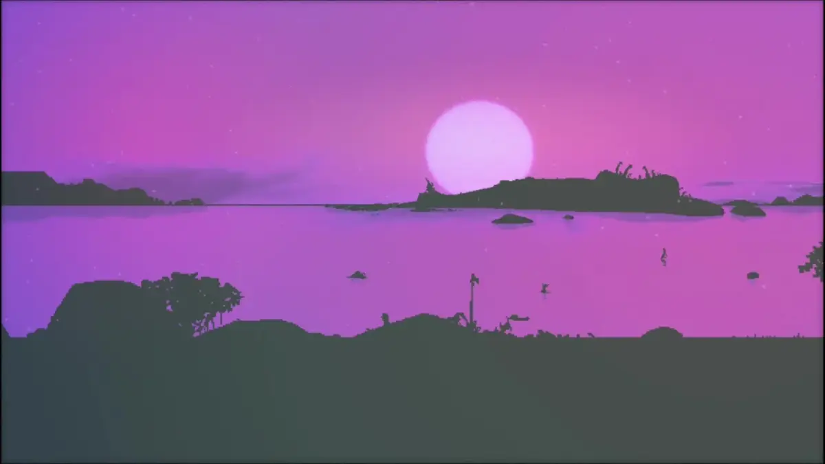 夕焼けの風景
