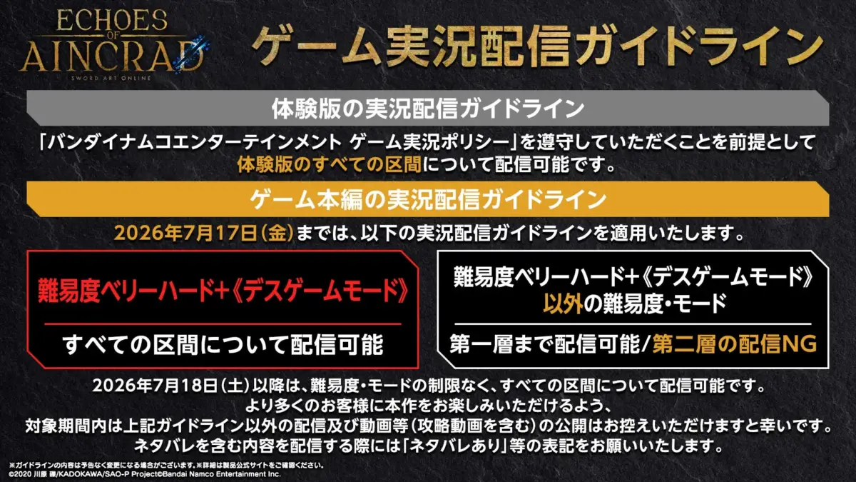 実況配信ガイドラインの画像