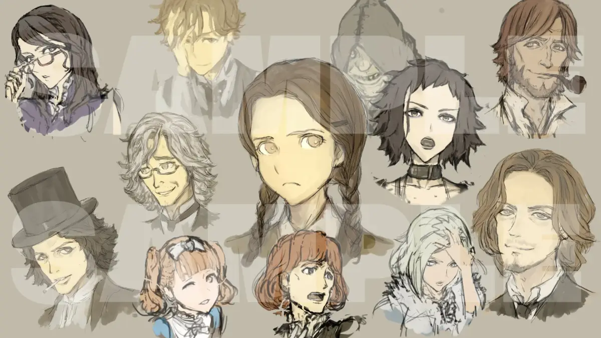 キャラクターのラフイラスト集