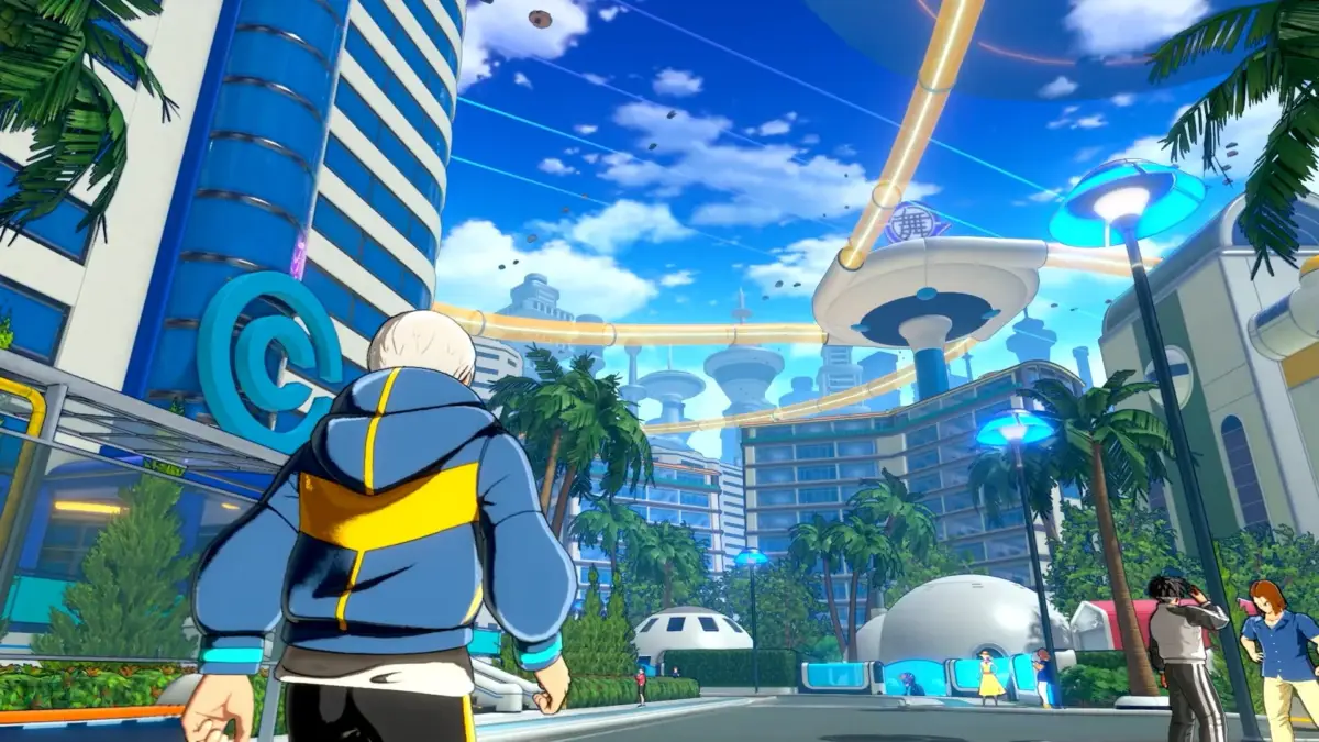 未来都市とキャラクター