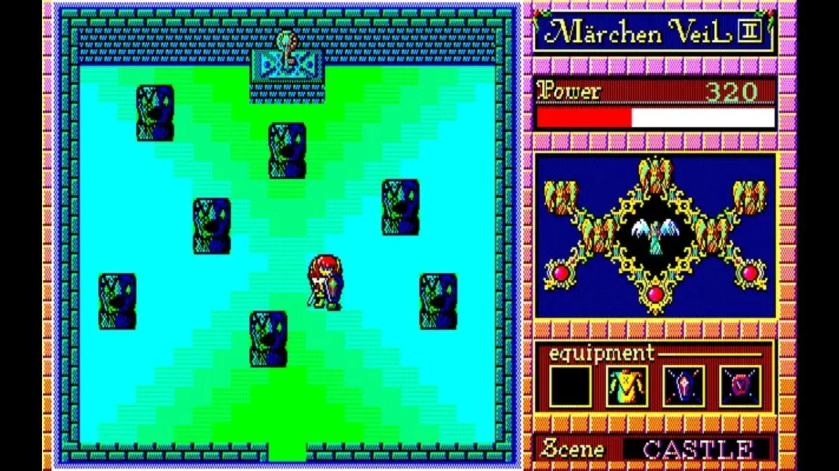 ゲーム画面：CASTLE