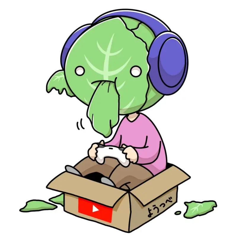 キャベツの人YouTubeチャンネル