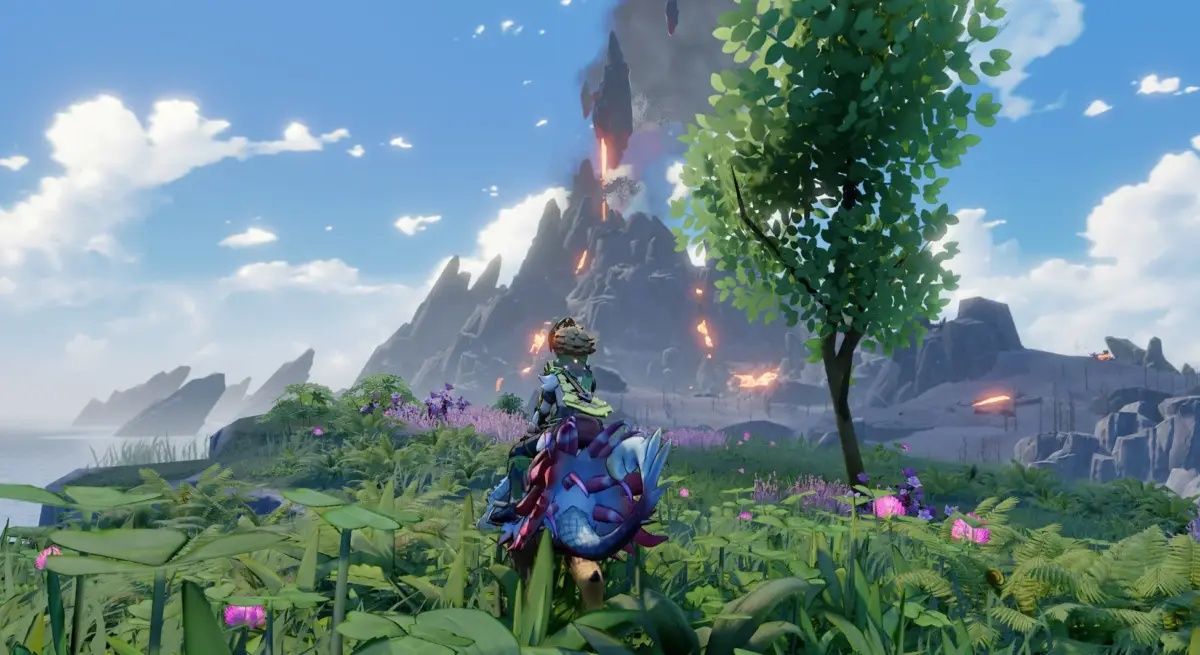 ゲーム内の壮大な風景
