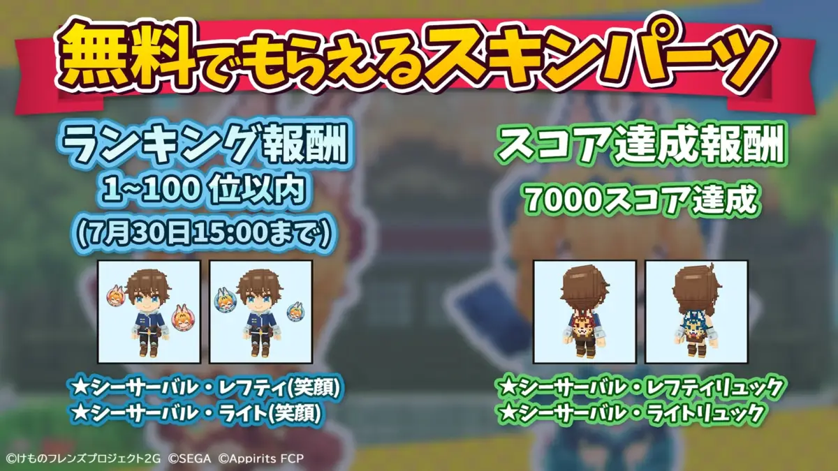 ミニゲーム報酬