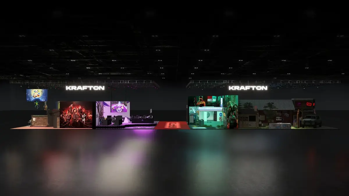 KRAFTON gamescom 2026 ブース全体