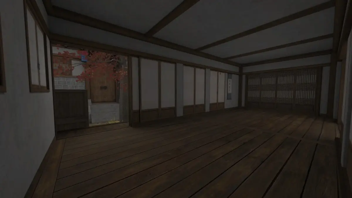 和風建築の庭園