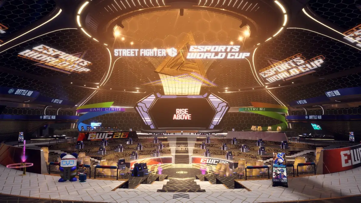 Esports World Cup仕様のバトルハブ