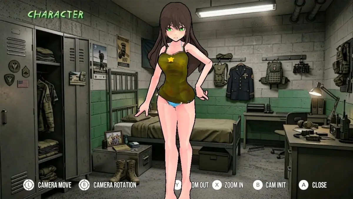 キャラクターカスタマイズ画面