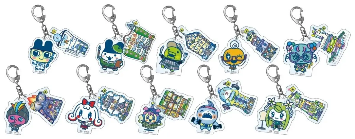 2連アクリルキーホルダー