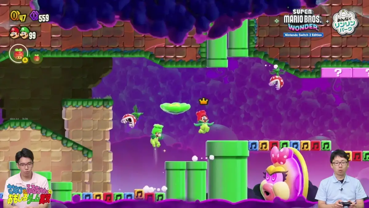 スーパーマリオブラザーズワンダー実況