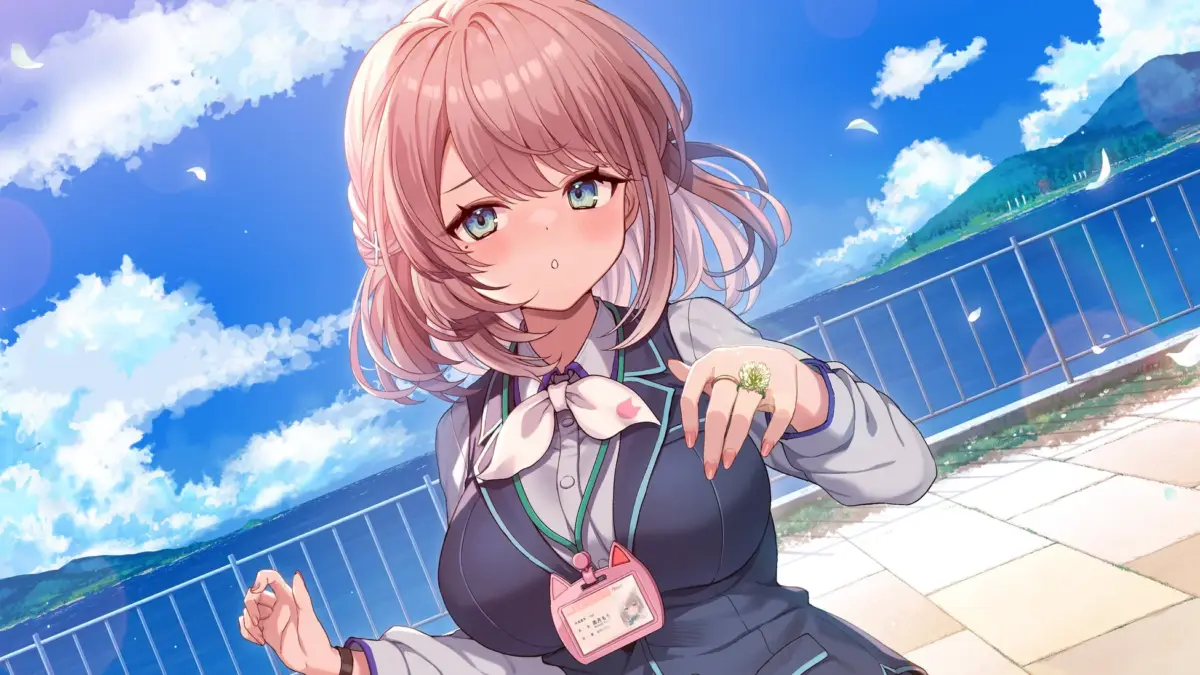 湖畔の少女