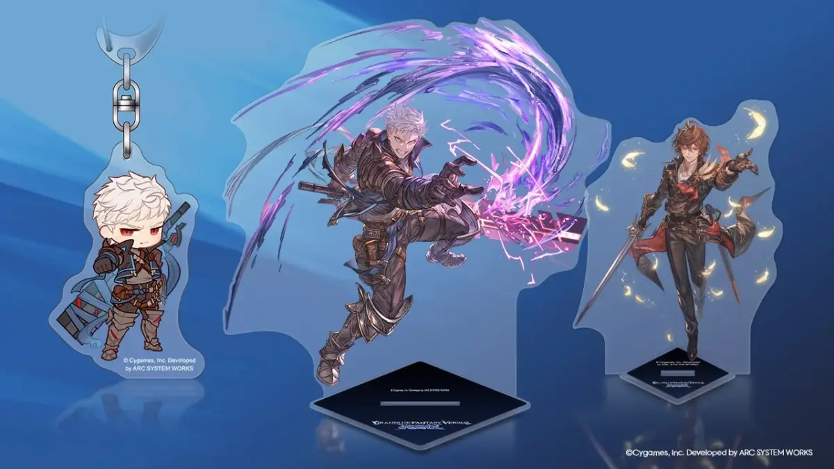 グランブルーファンタジー、 グラブル、 アクリルスタンド、 キーホルダー、 キャラクターグッズ、 アニメ、 ゲーム、 ファンタジー、 男性キャラクター、 格闘ゲーム