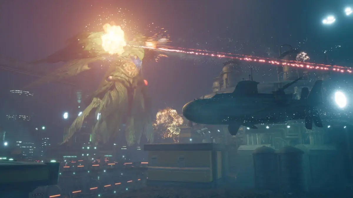 ウェポンと潜水艦の戦闘
