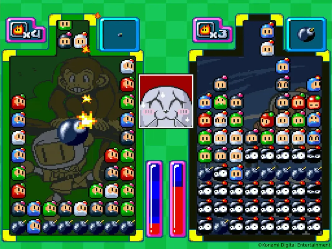 ぱにっくボンバーWのゲームプレイ画面